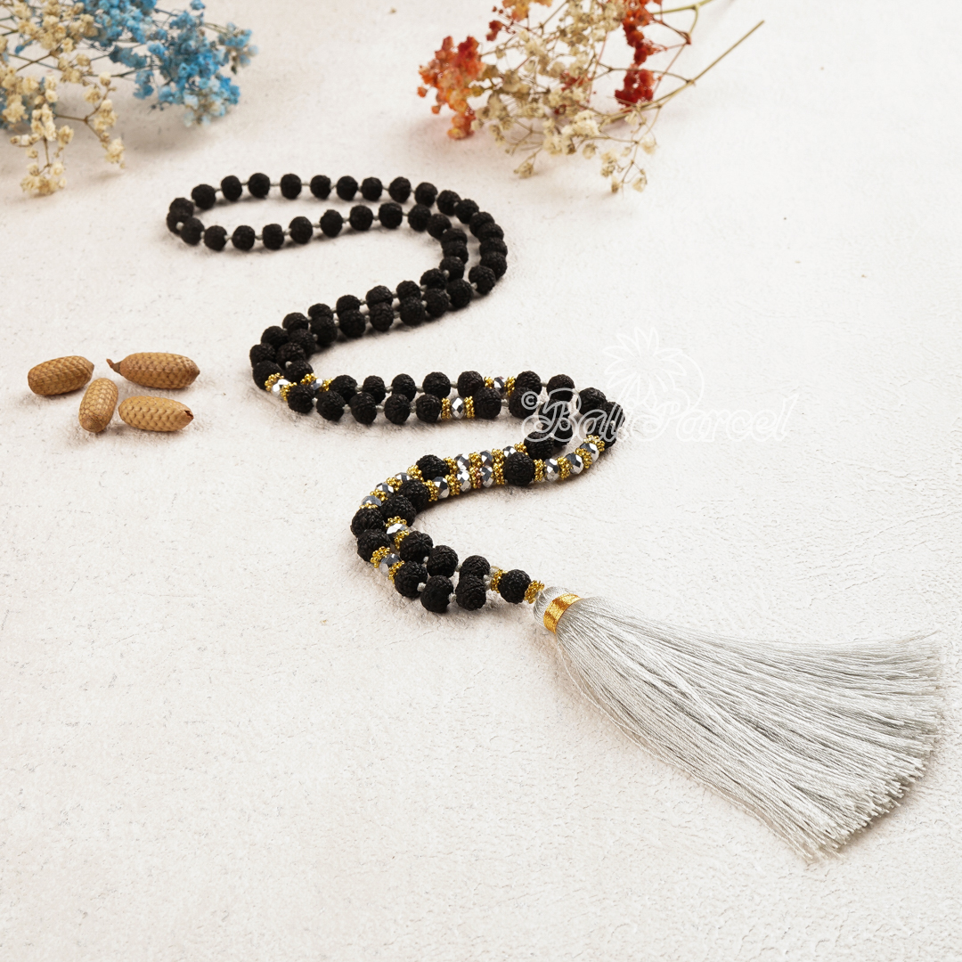 Rudraksha Crystal Necklace