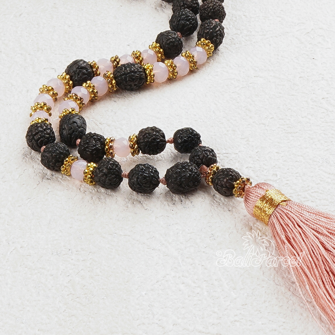 Rudraksha Crystal Necklace