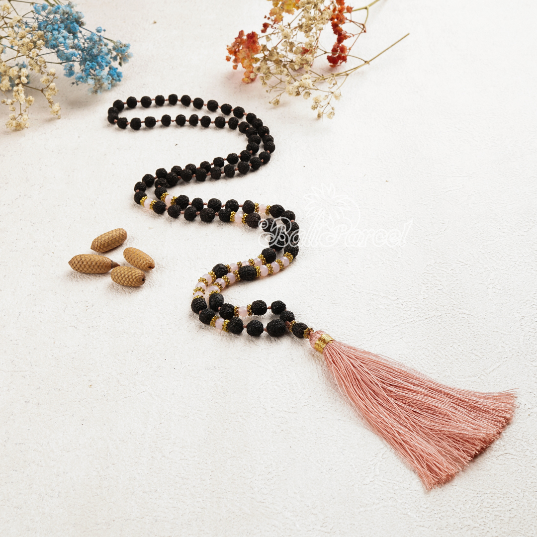 Rudraksha Crystal Necklace