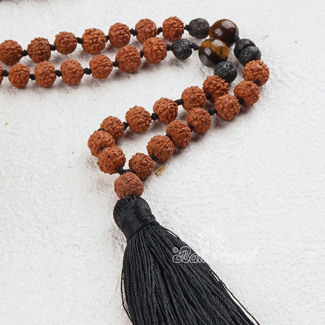Rudraksha Mala Necklace