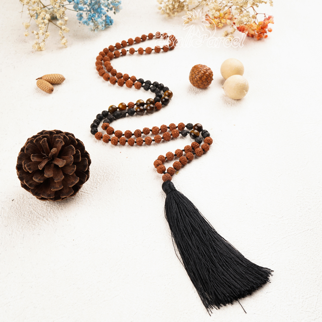 Rudraksha Mala Necklace