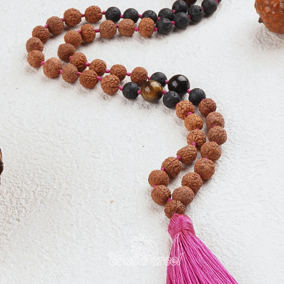 Rudraksha Mala Necklace