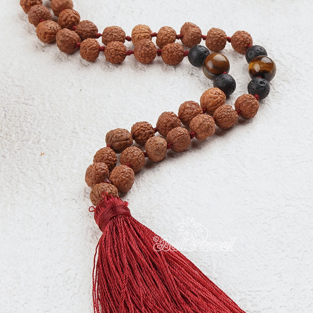 Rudraksha Mala Necklace