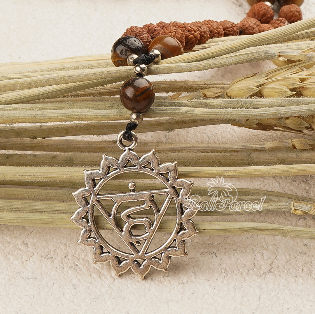Rudraksha Mala Necklace