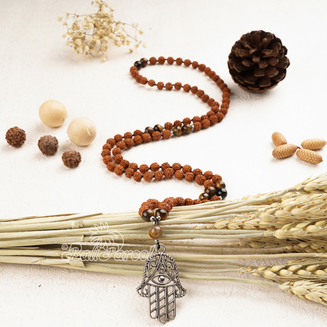 Rudraksha Mala Necklace