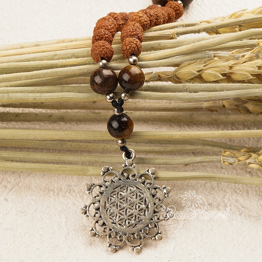 Rudraksha Mala Necklace