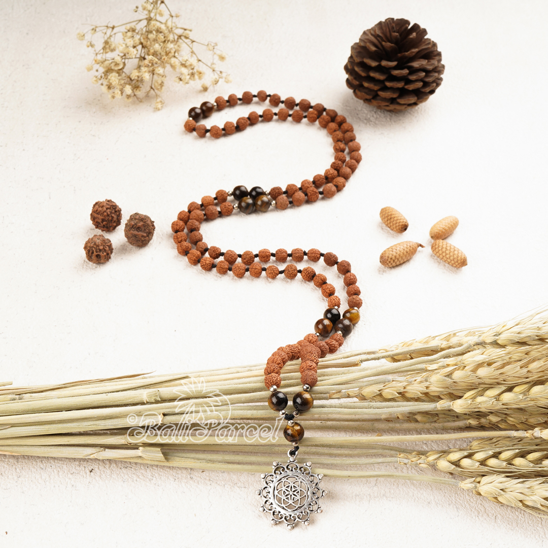 Rudraksha Mala Necklace