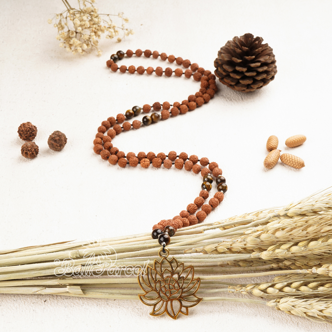 Rudraksha Mala Necklace