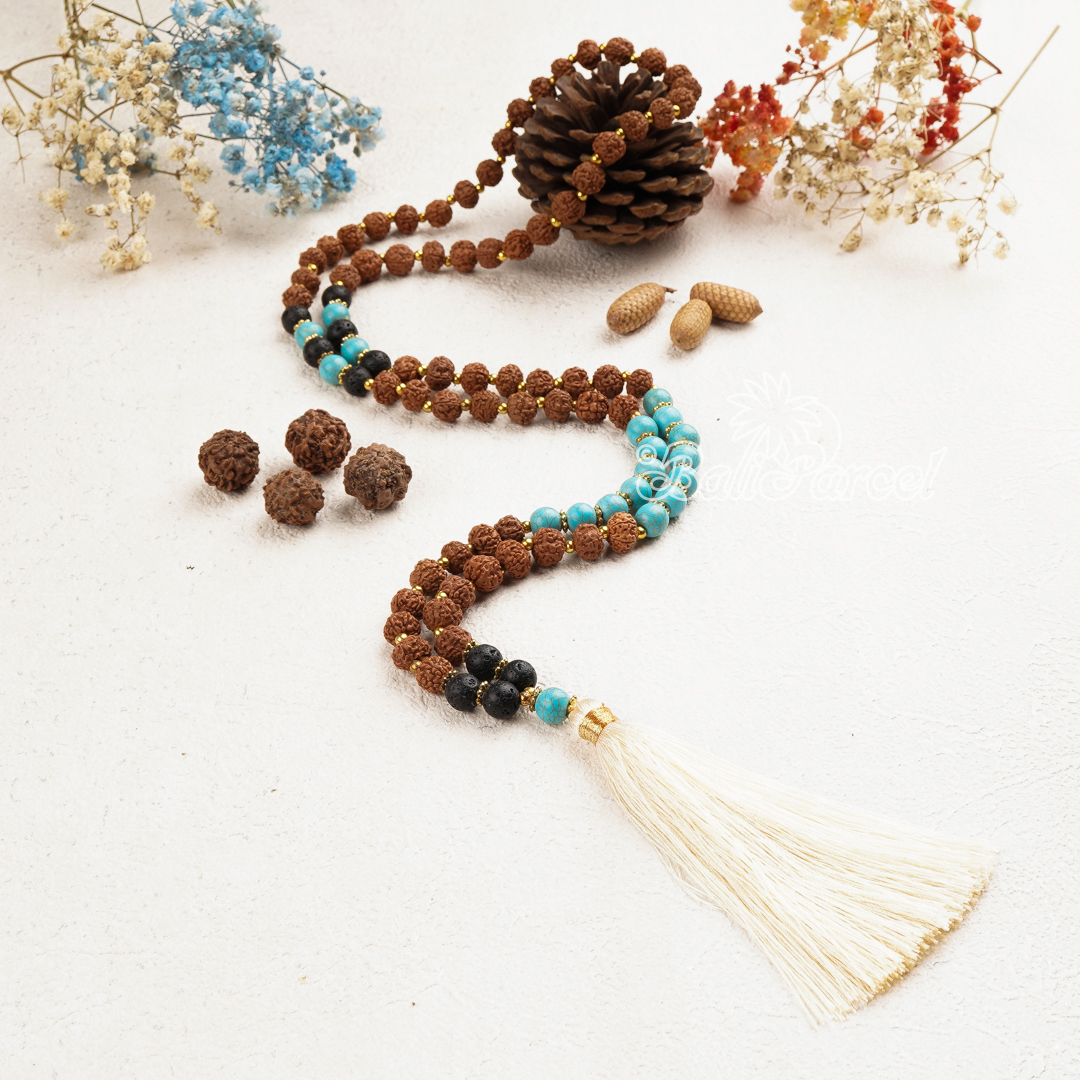 Rudraksha Mala Necklace