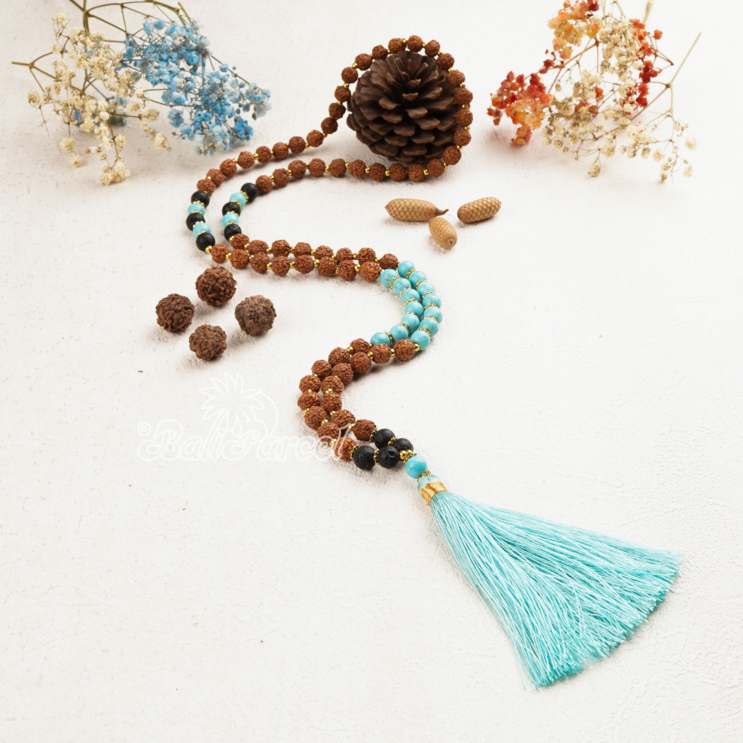 Rudraksha Mala Necklace