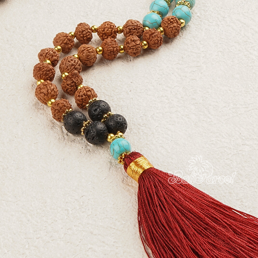 Rudraksha Mala Necklace