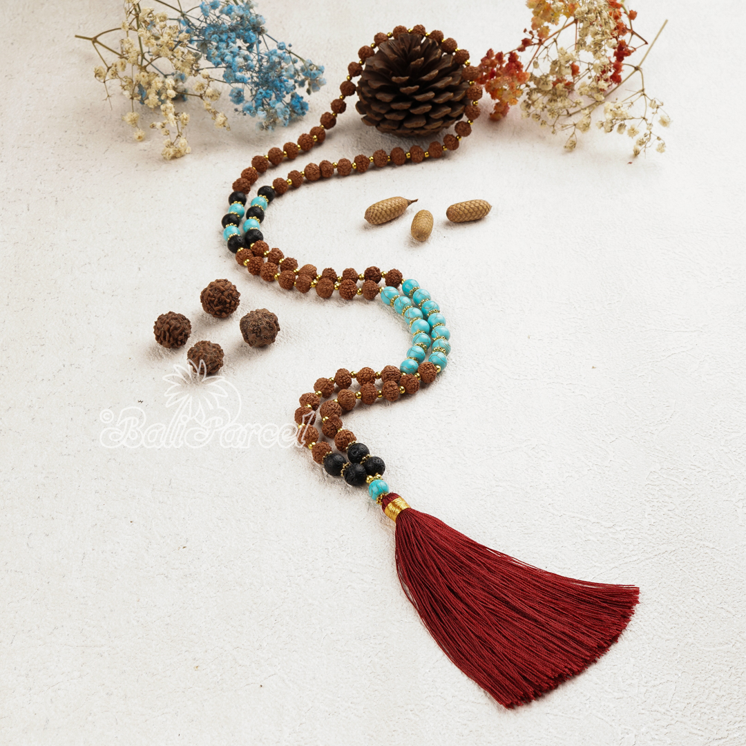 Rudraksha Mala Necklace
