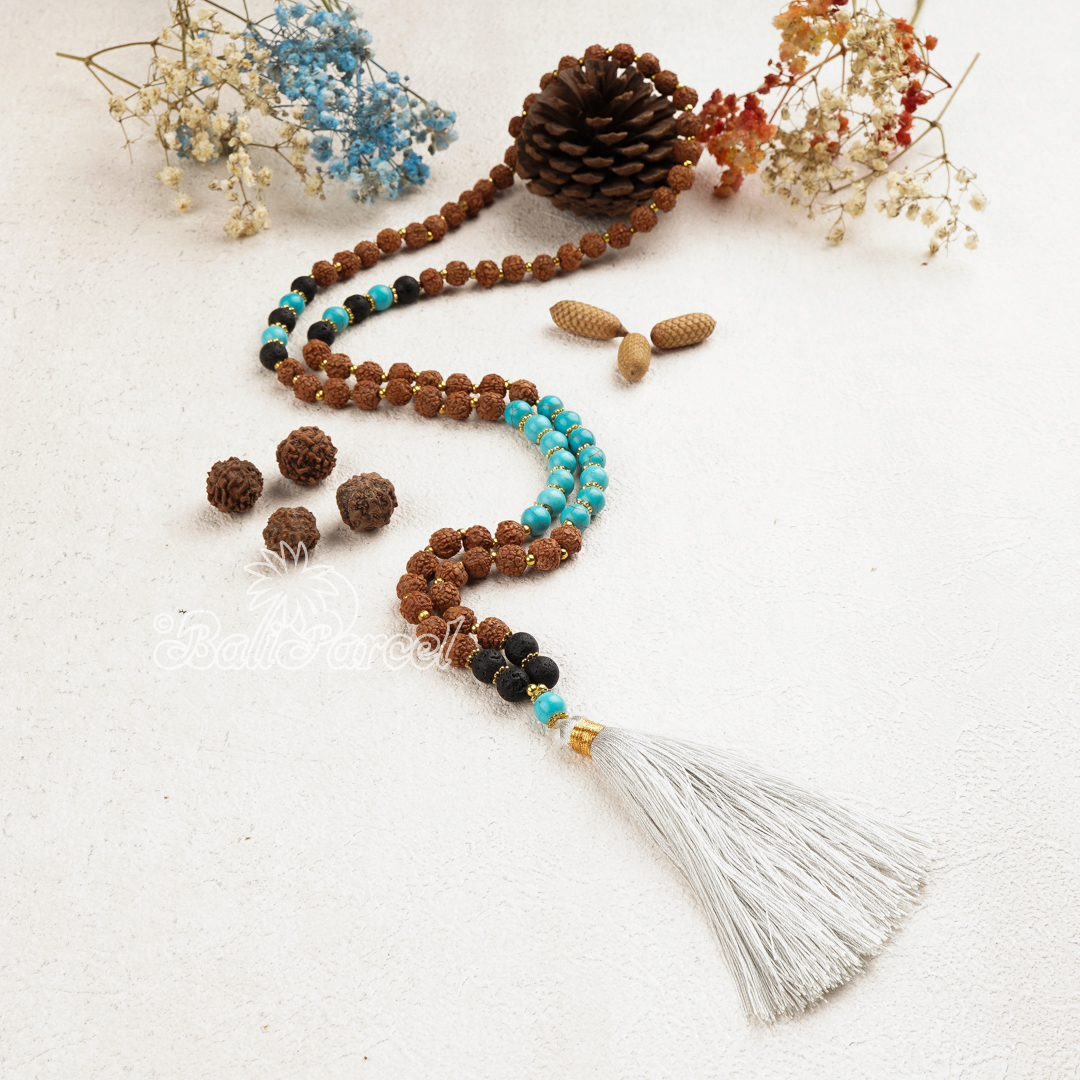 Rudraksha Mala Necklace