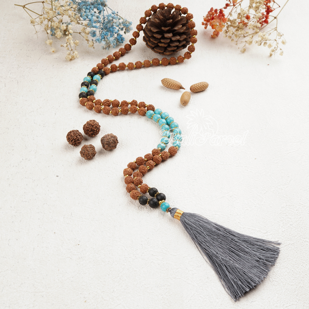 Rudraksha Mala Necklace