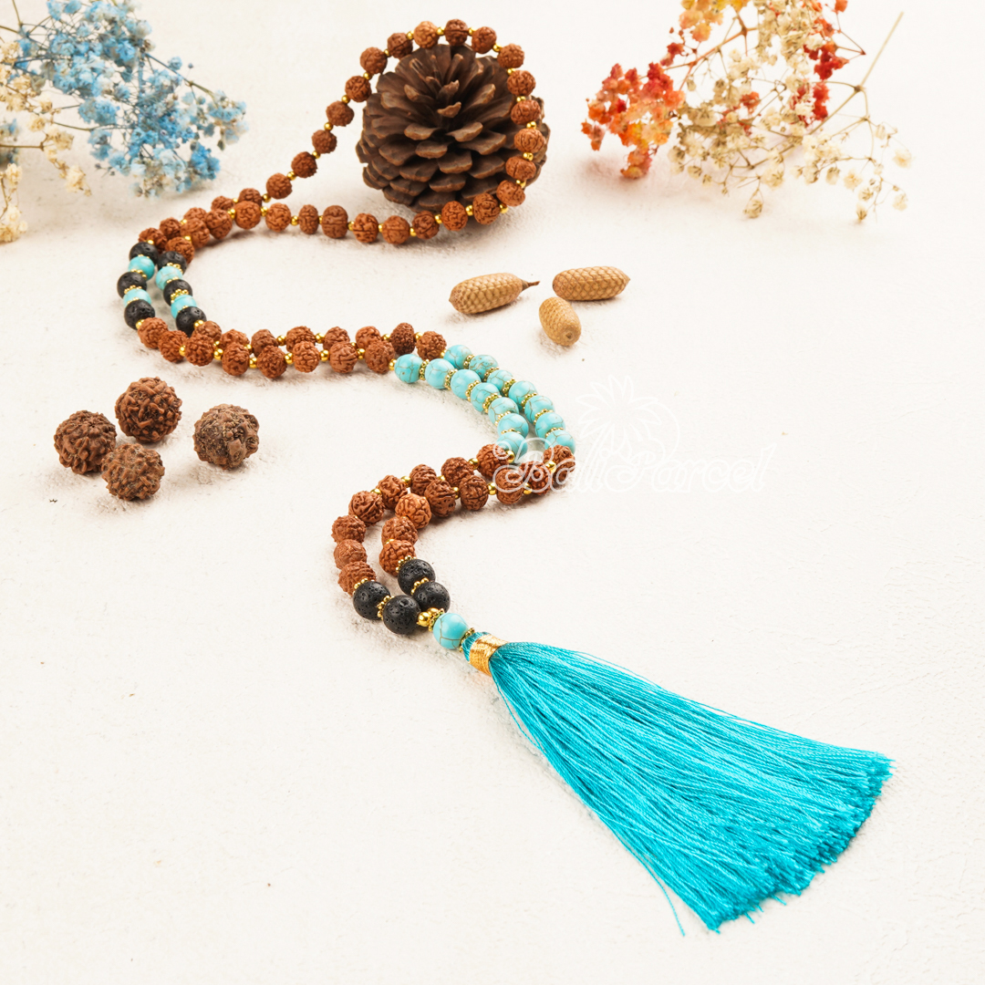 Rudraksha Mala Necklace