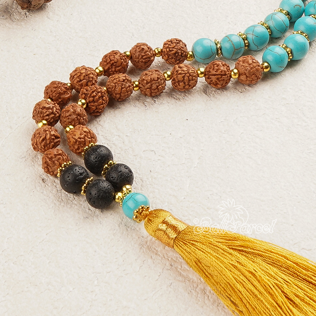 Rudraksha Mala Necklace