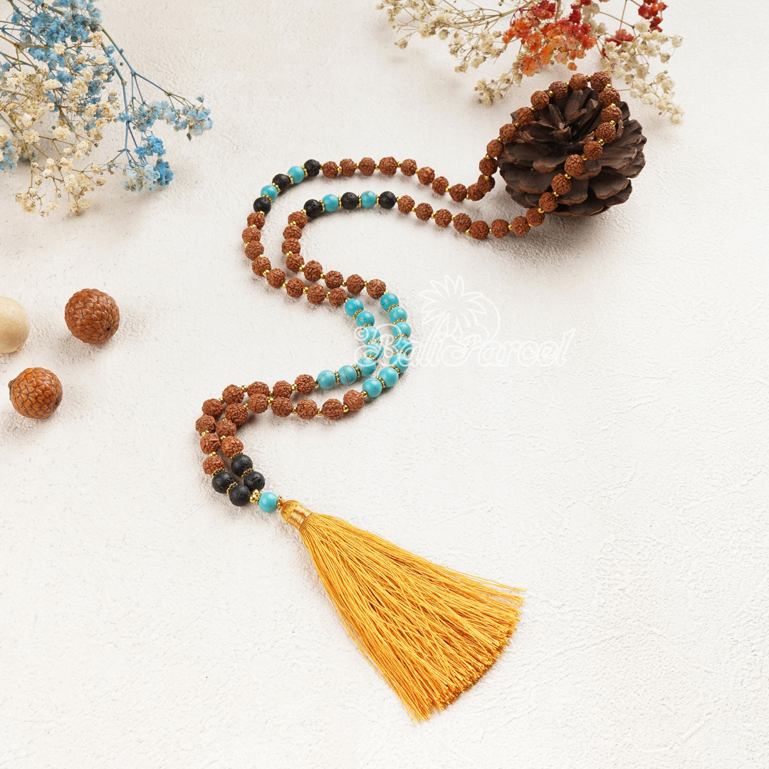 Rudraksha Mala Necklace