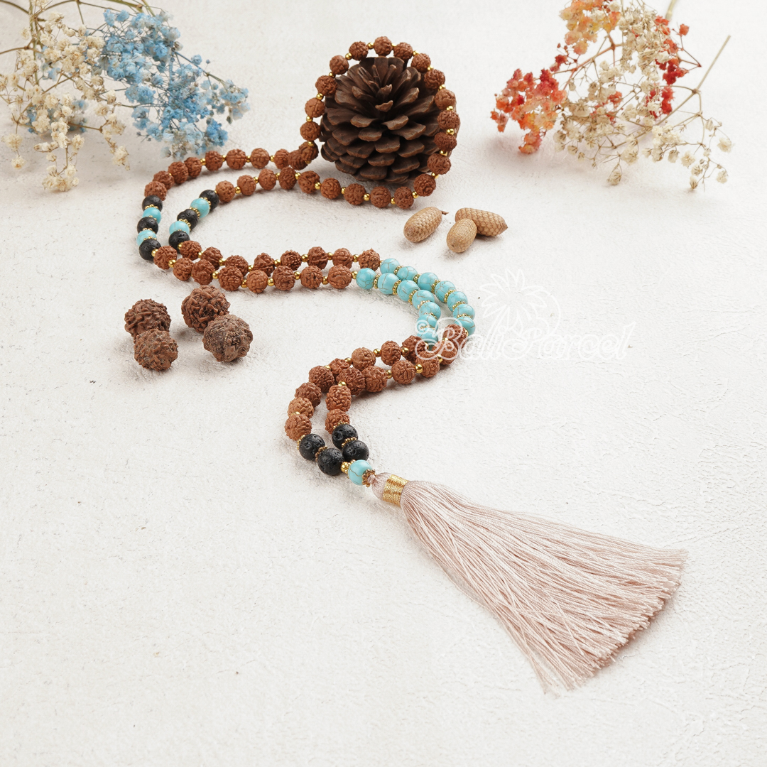 Rudraksha Mala Necklace
