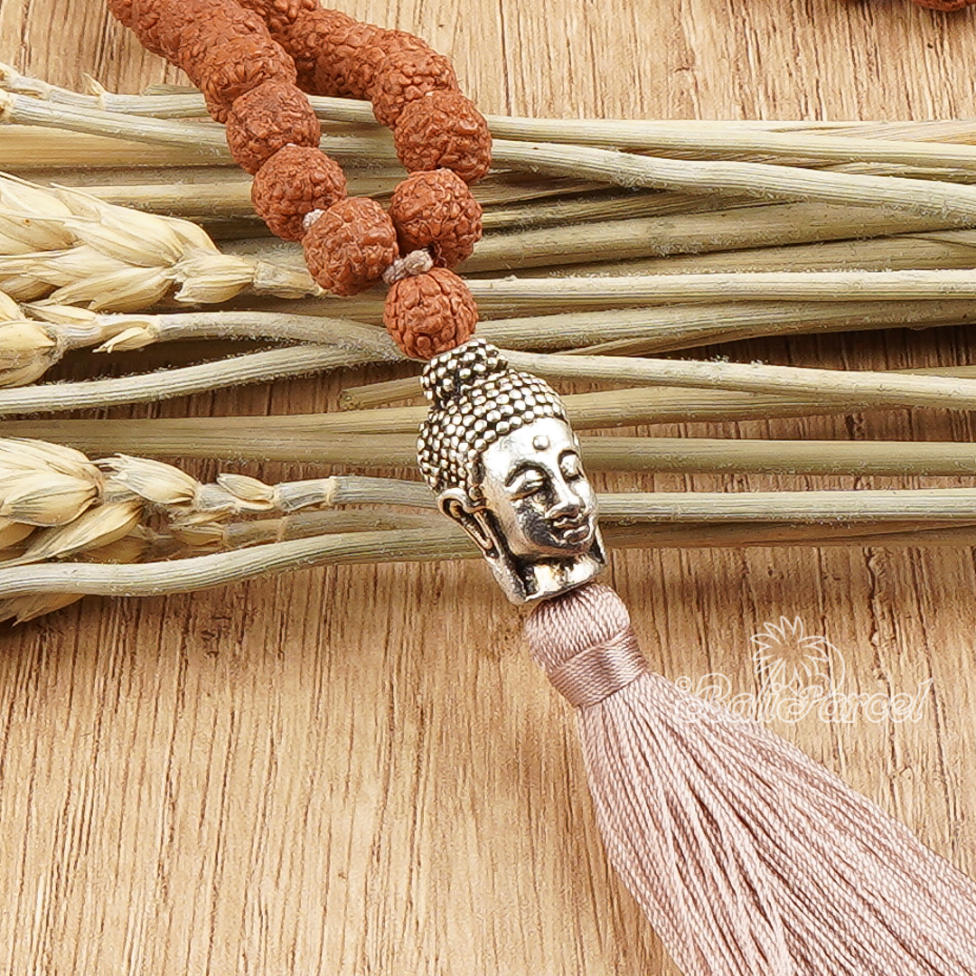 Buddha Rudraksha Mala Necklace
