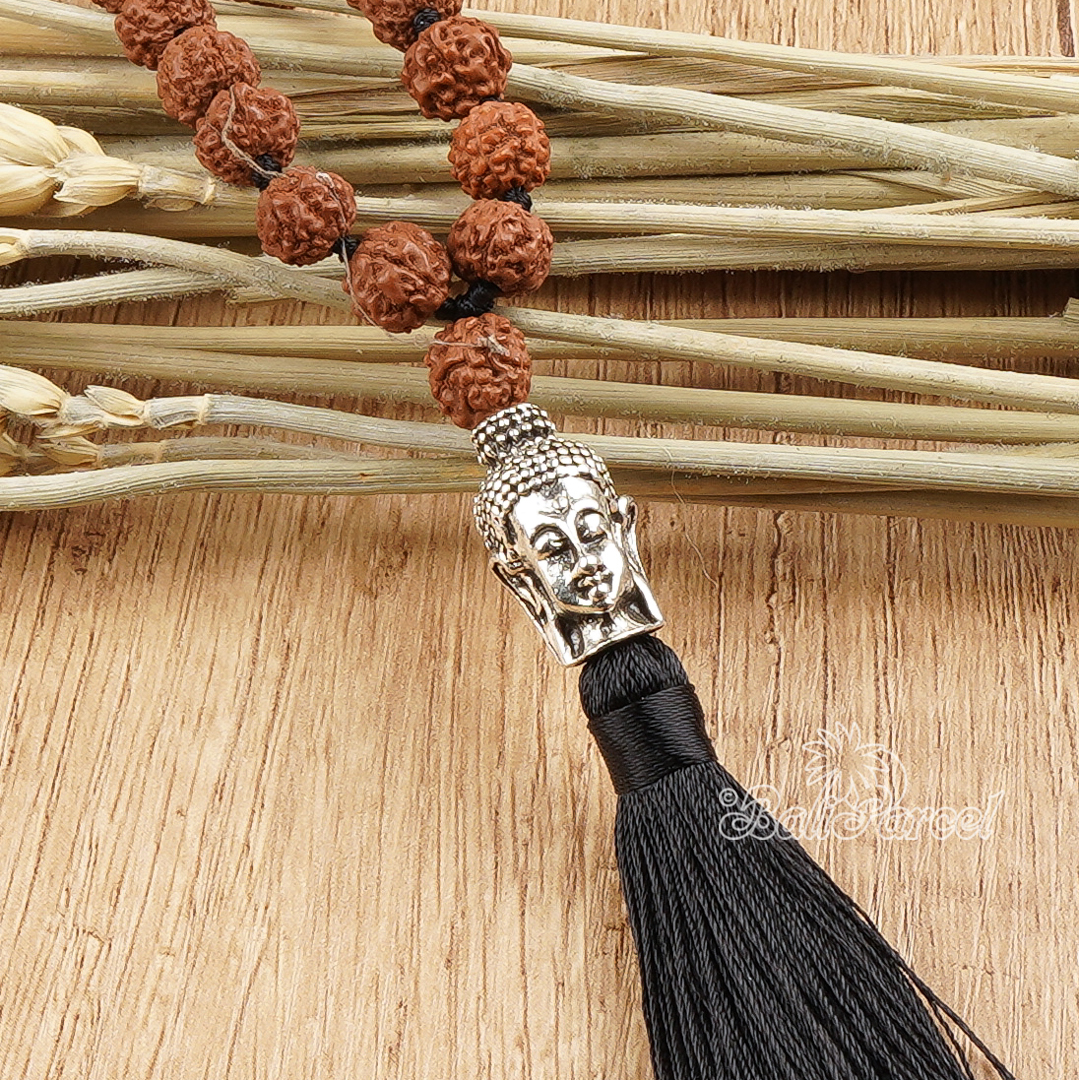 Buddha Rudraksha Mala Necklace