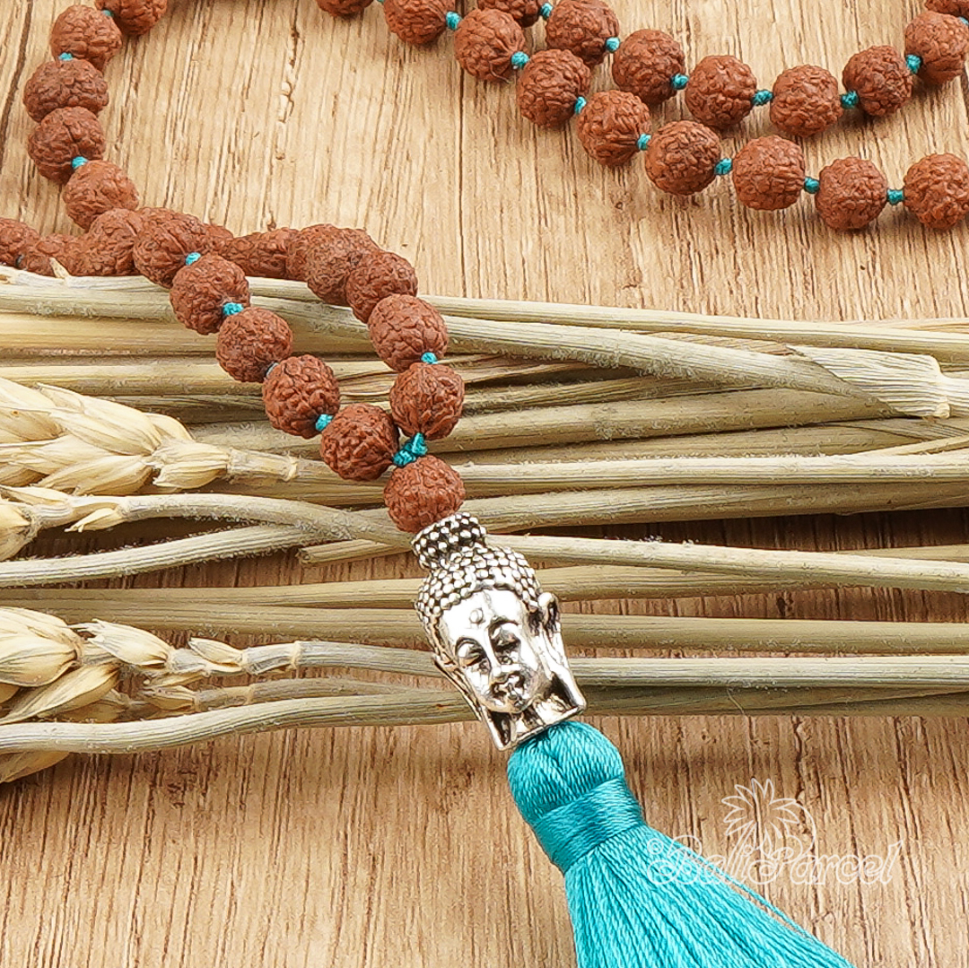 Buddha Rudraksha Mala Necklace
