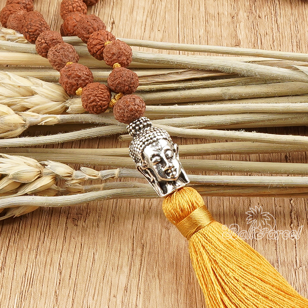 Buddha Rudraksha Mala Necklace