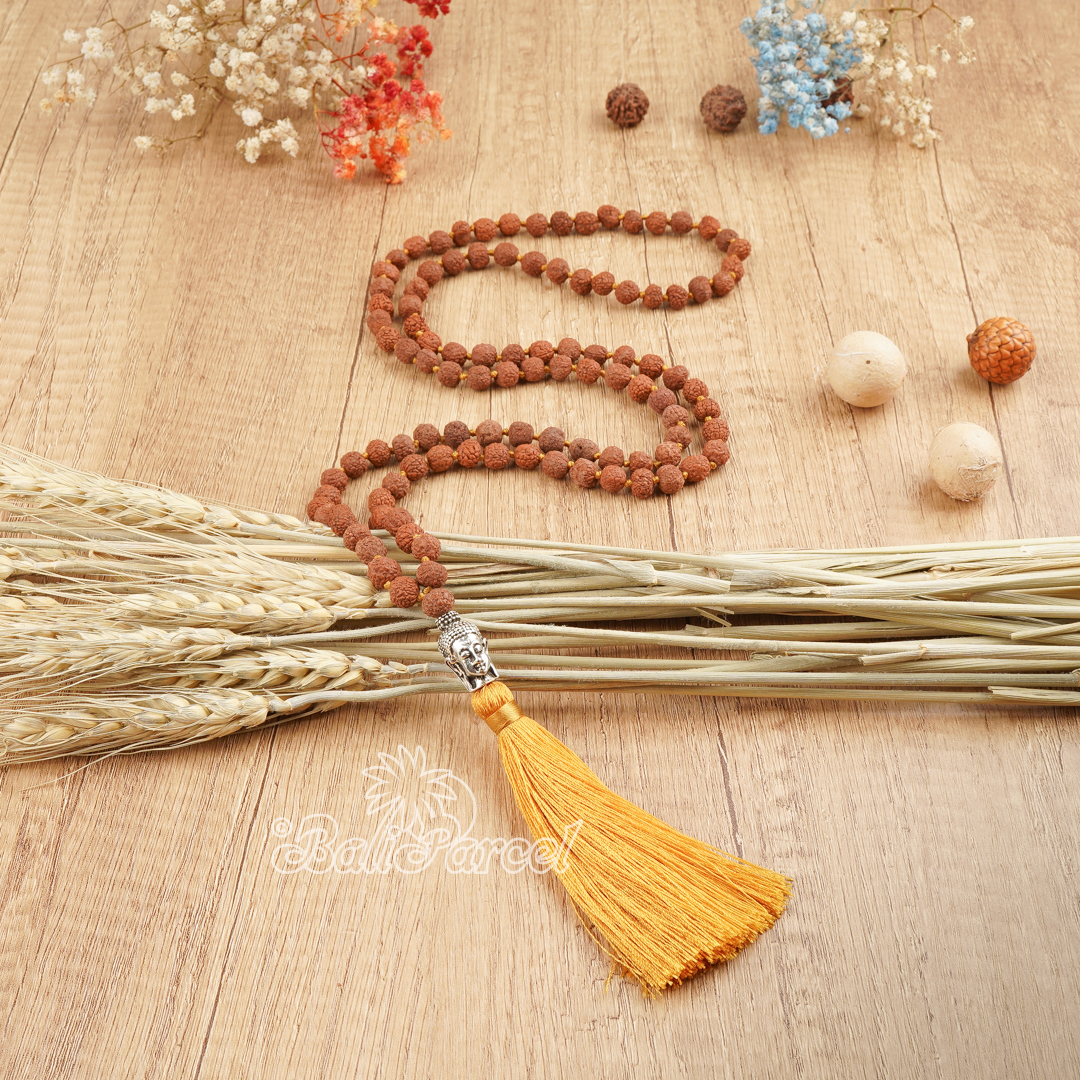 Buddha Rudraksha Mala Necklace