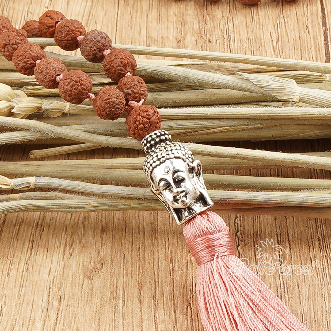 Buddha Rudraksha Mala Necklace
