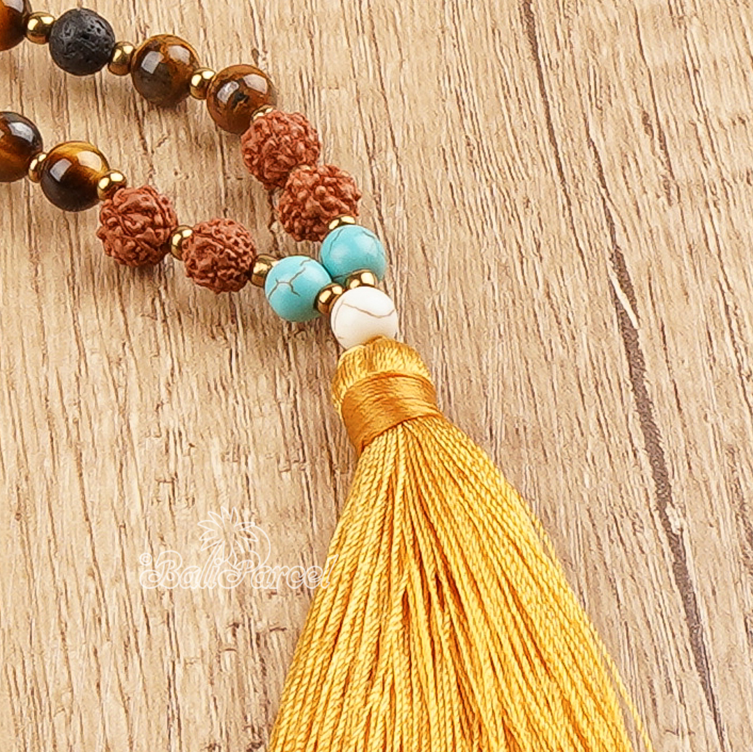 Rudraksha Mala Necklace