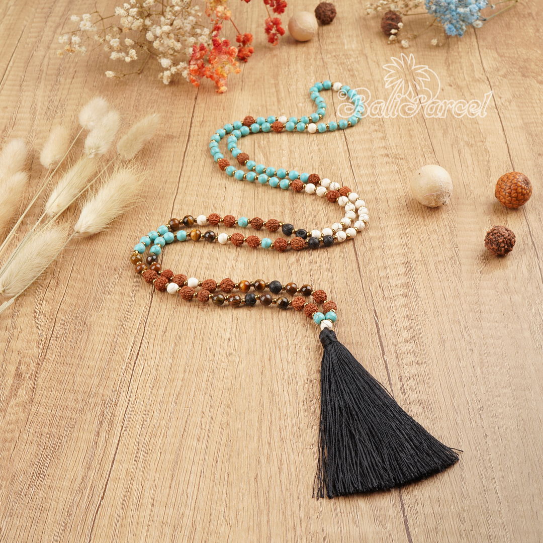 Rudraksha Mala Necklace