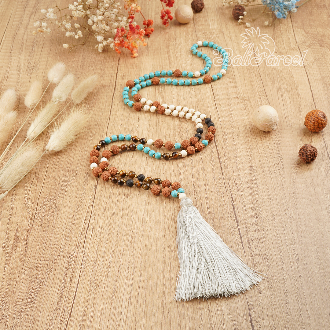 Rudraksha Mala Necklace