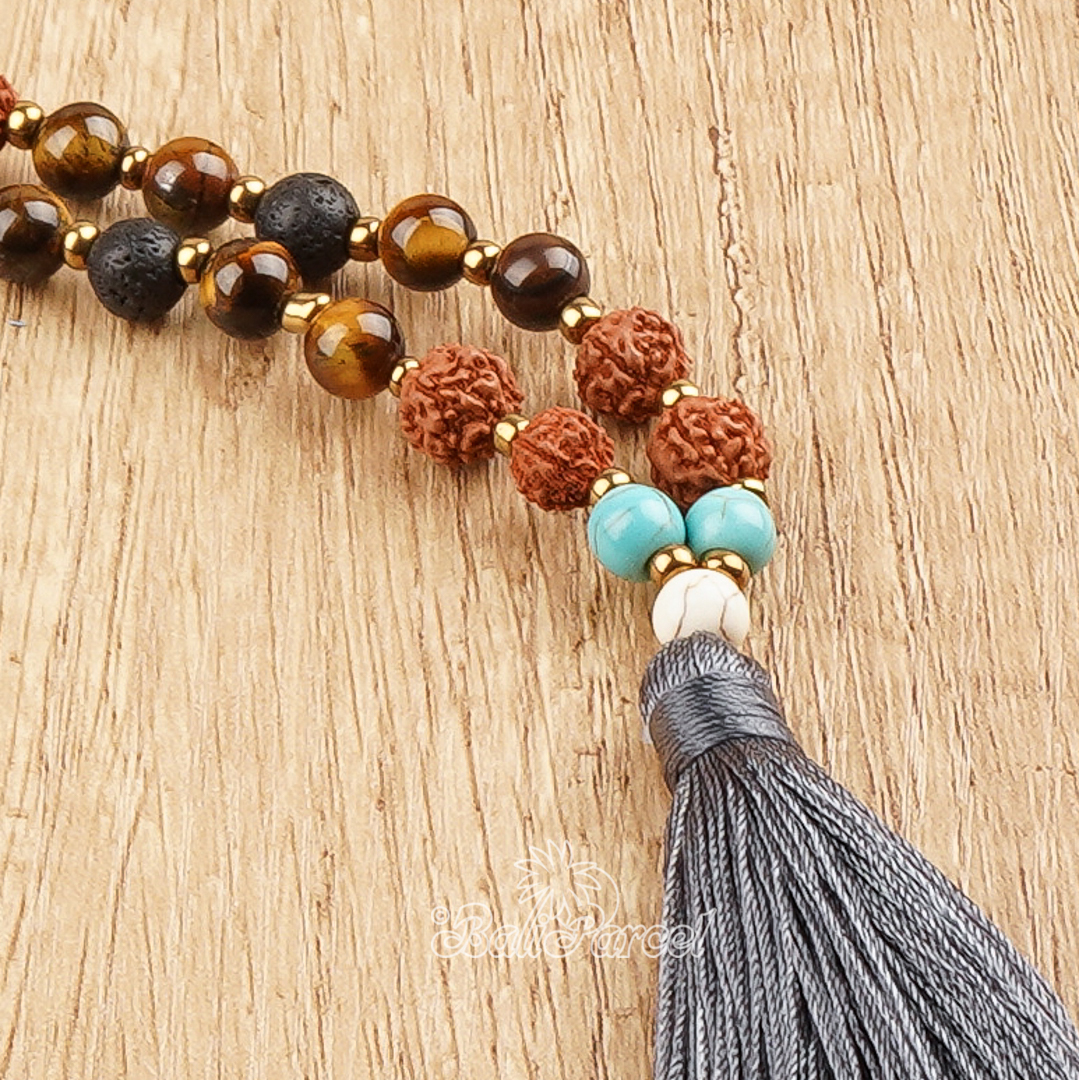 Rudraksha Mala Necklace