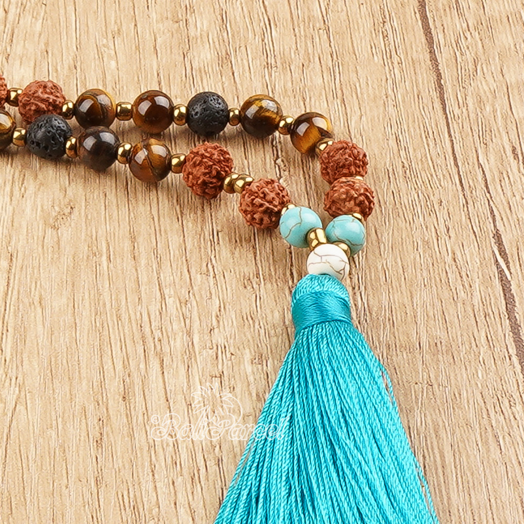 Rudraksha Mala Necklace