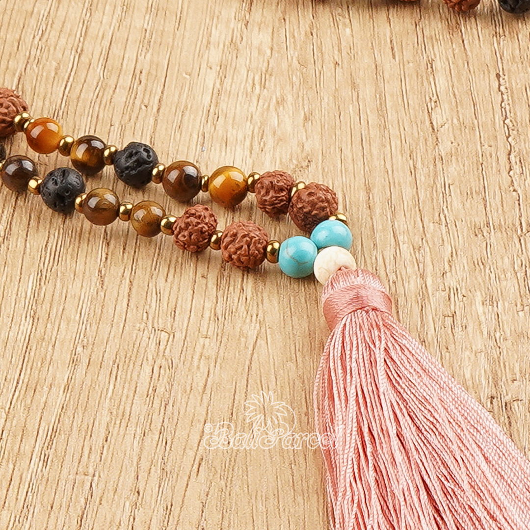 Rudraksha Mala Necklace
