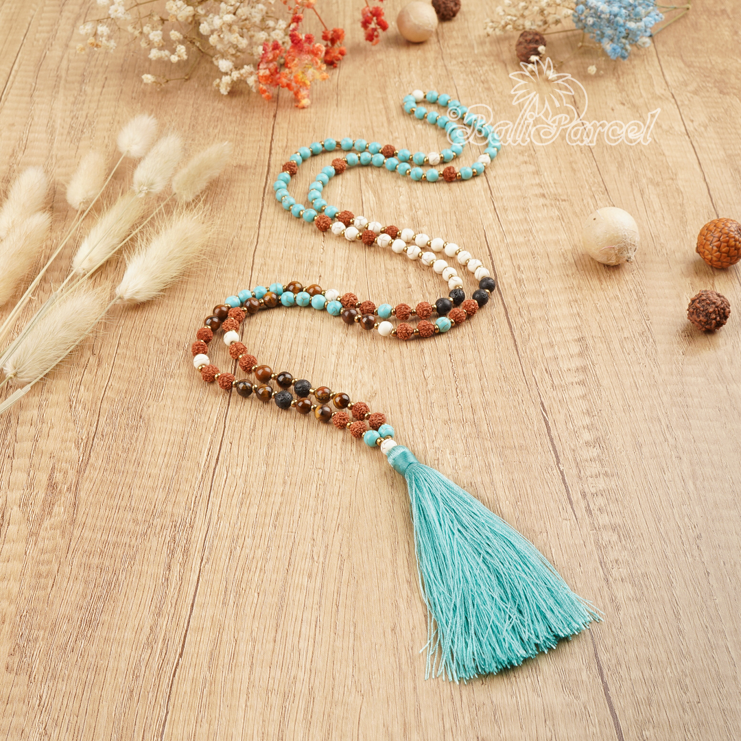 Rudraksha Mala Necklace