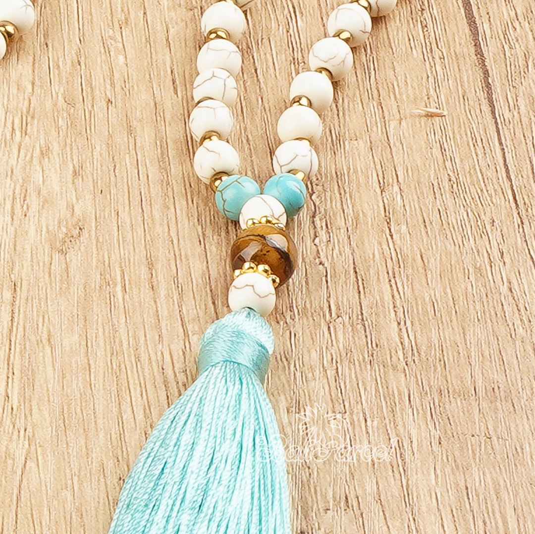 Cream Stone Necklace