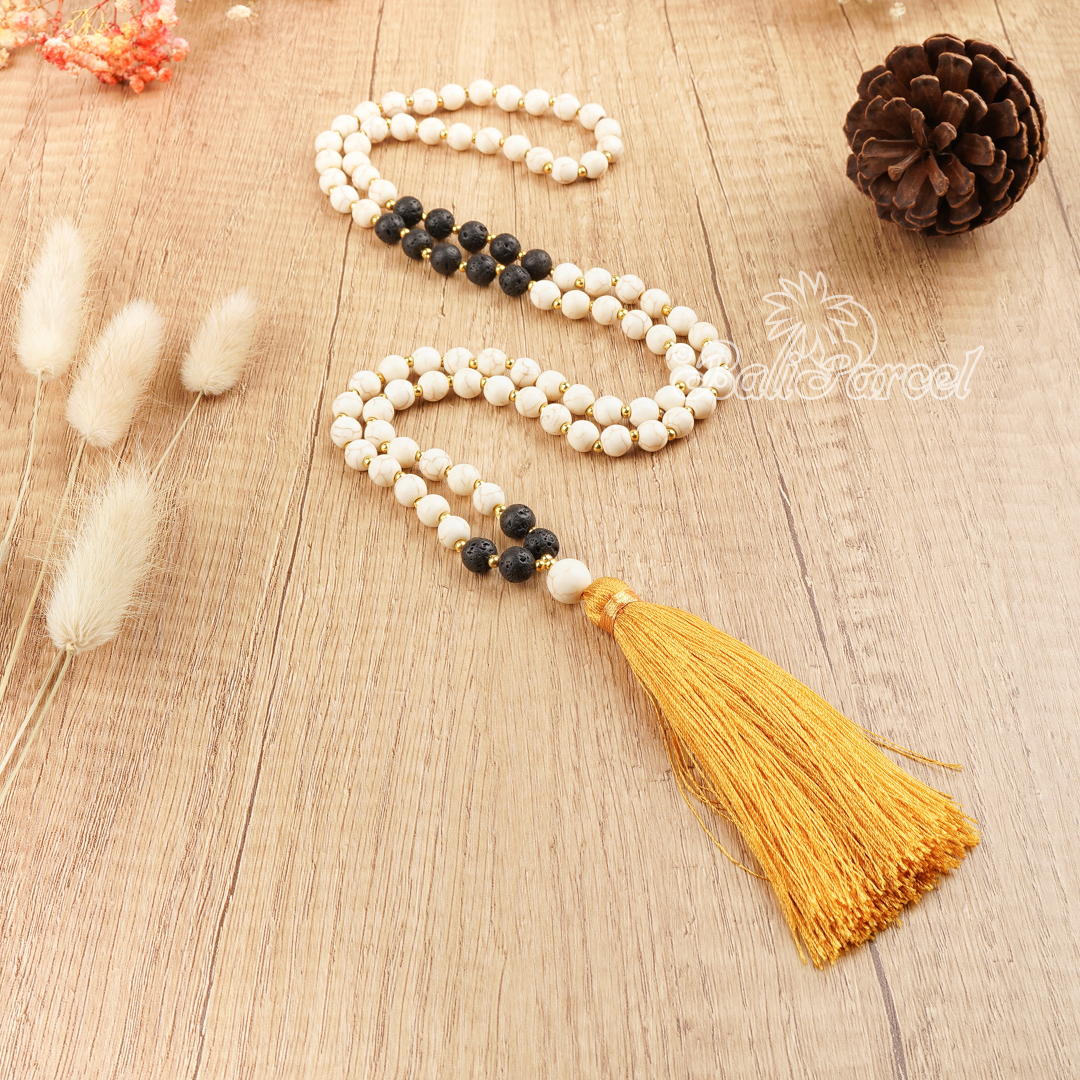 Cream Stone Necklace