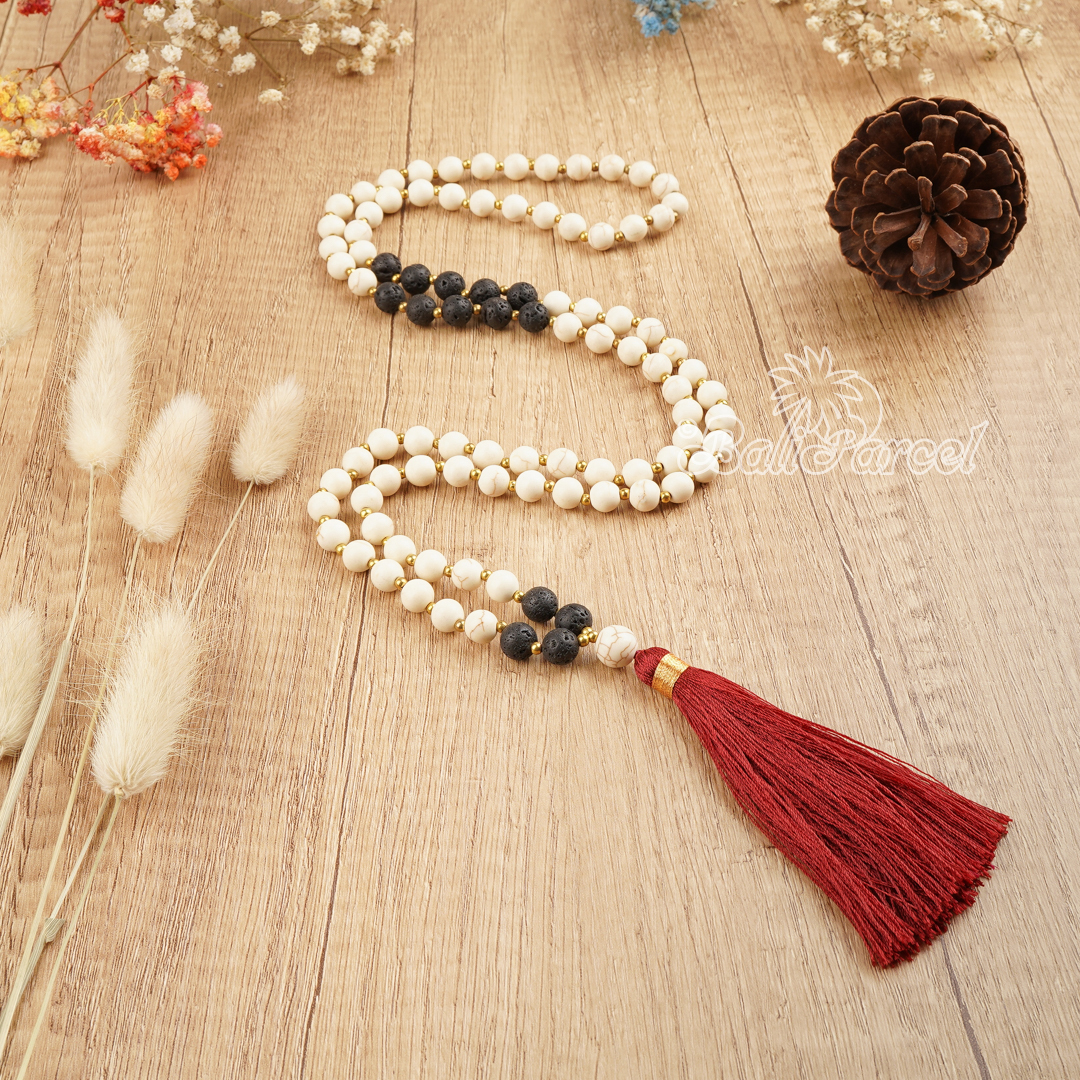 Cream Stone Necklace