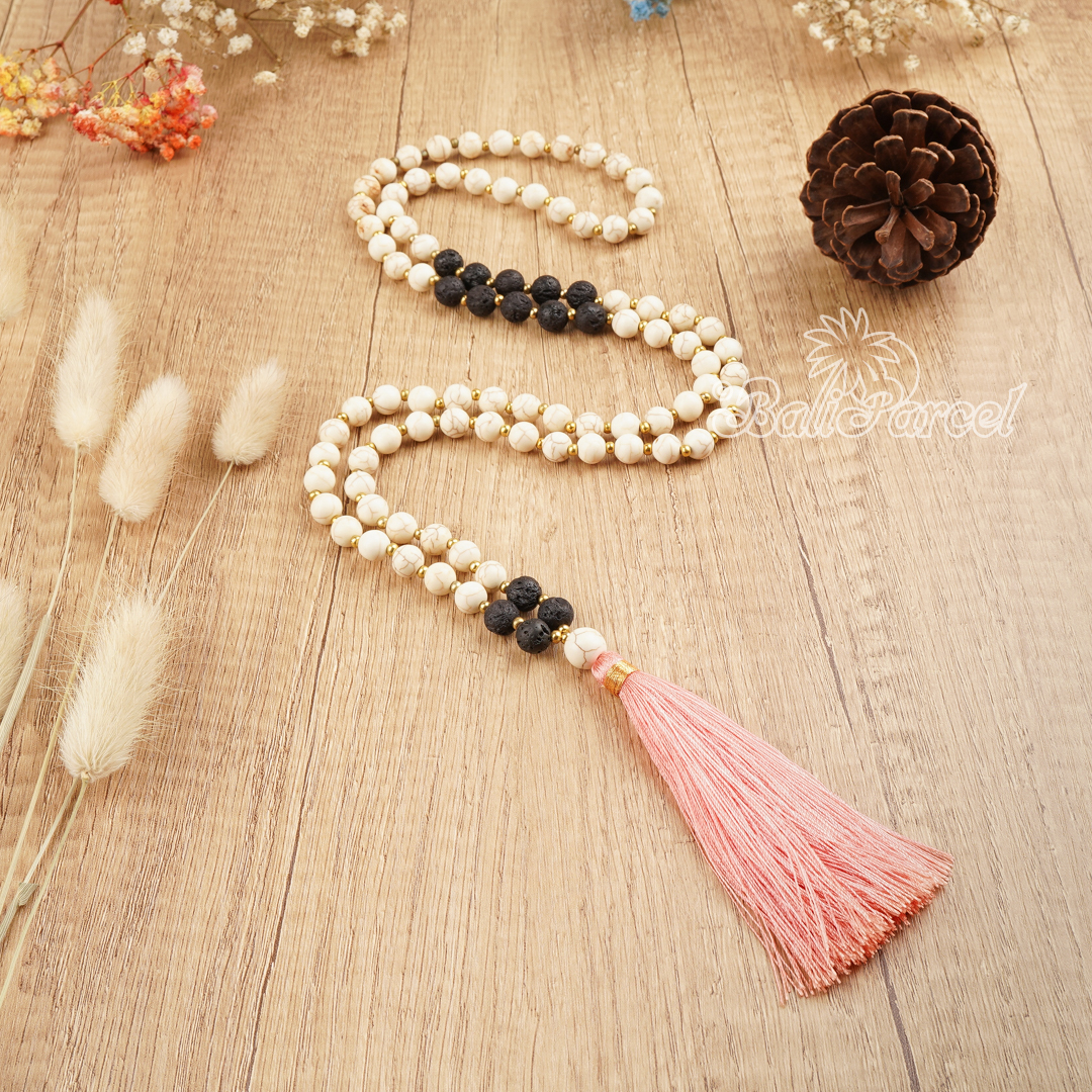 Cream Stone Necklace