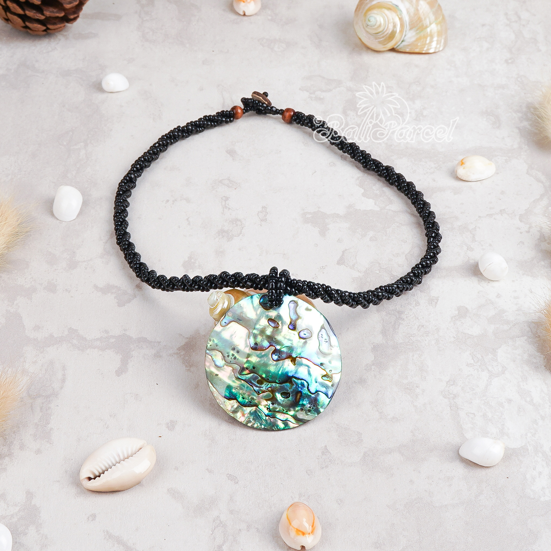 Paua Pendant Necklace