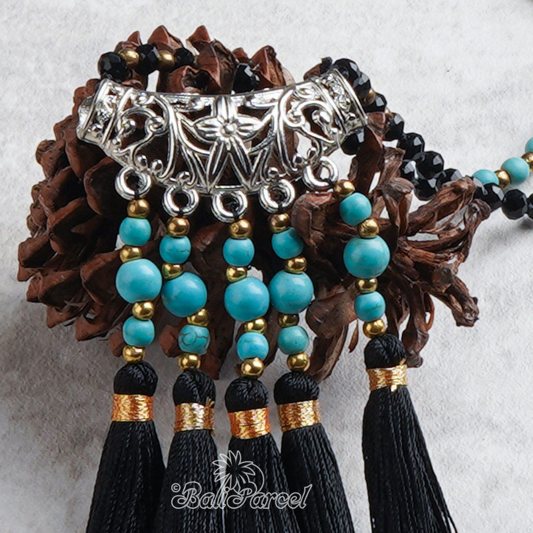 Flower Crystal Beads Necklace